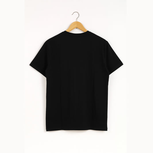 Purkhaa Grayscale Pocket Bloom Initial Tee