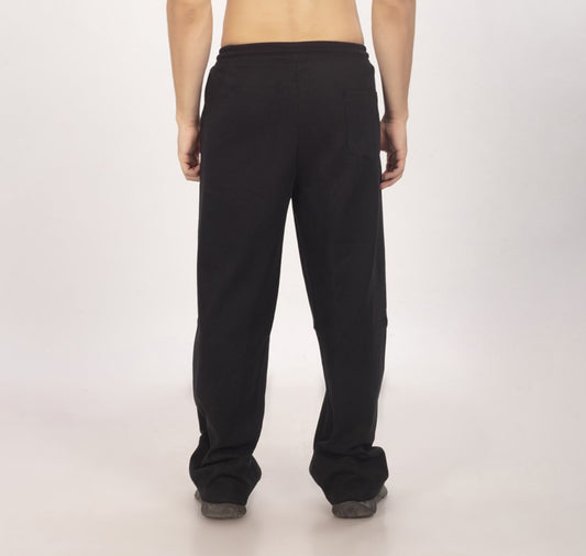 Purkhaa's intense Black Baggy Fit Track Pant