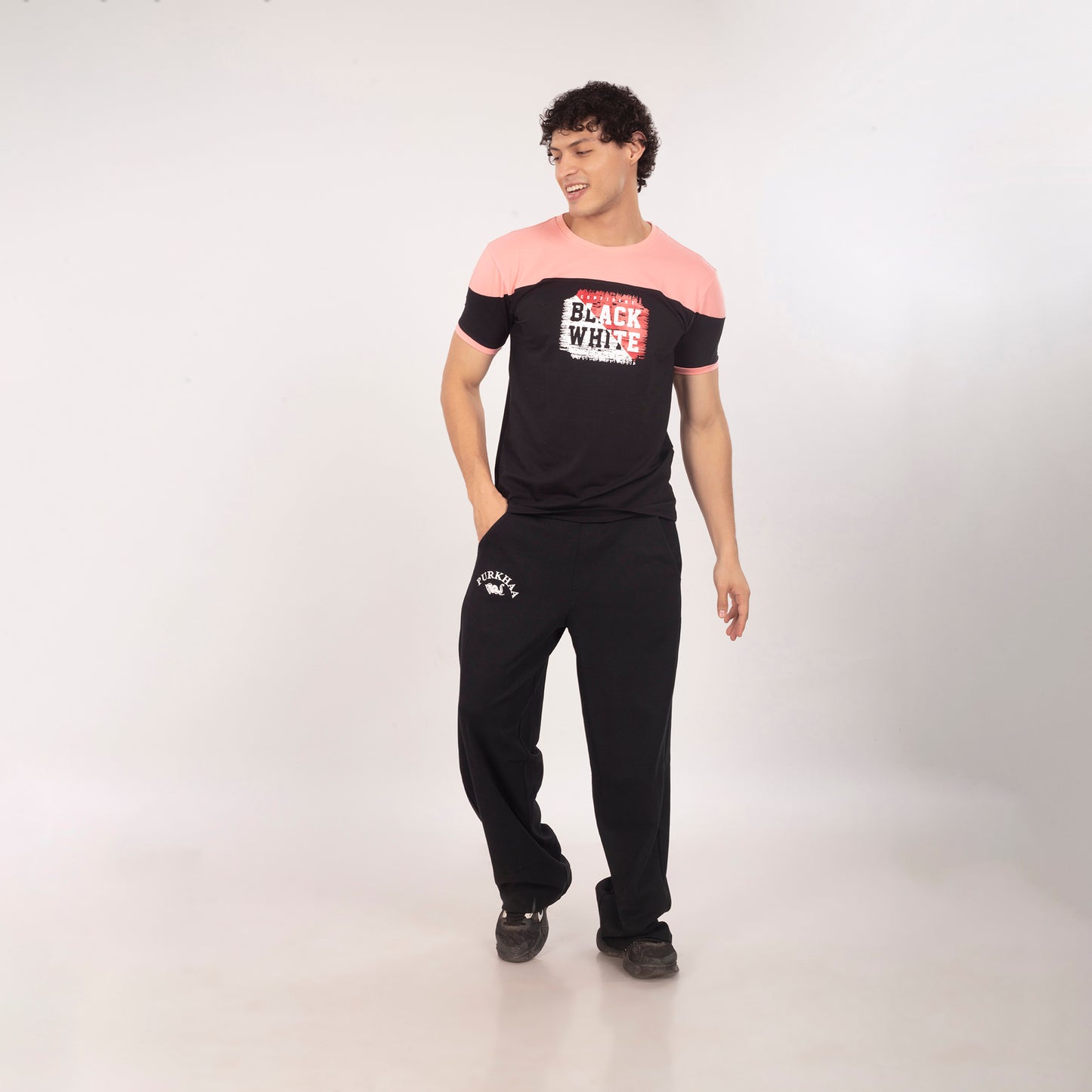 Purkhaa Black/White Tshirt