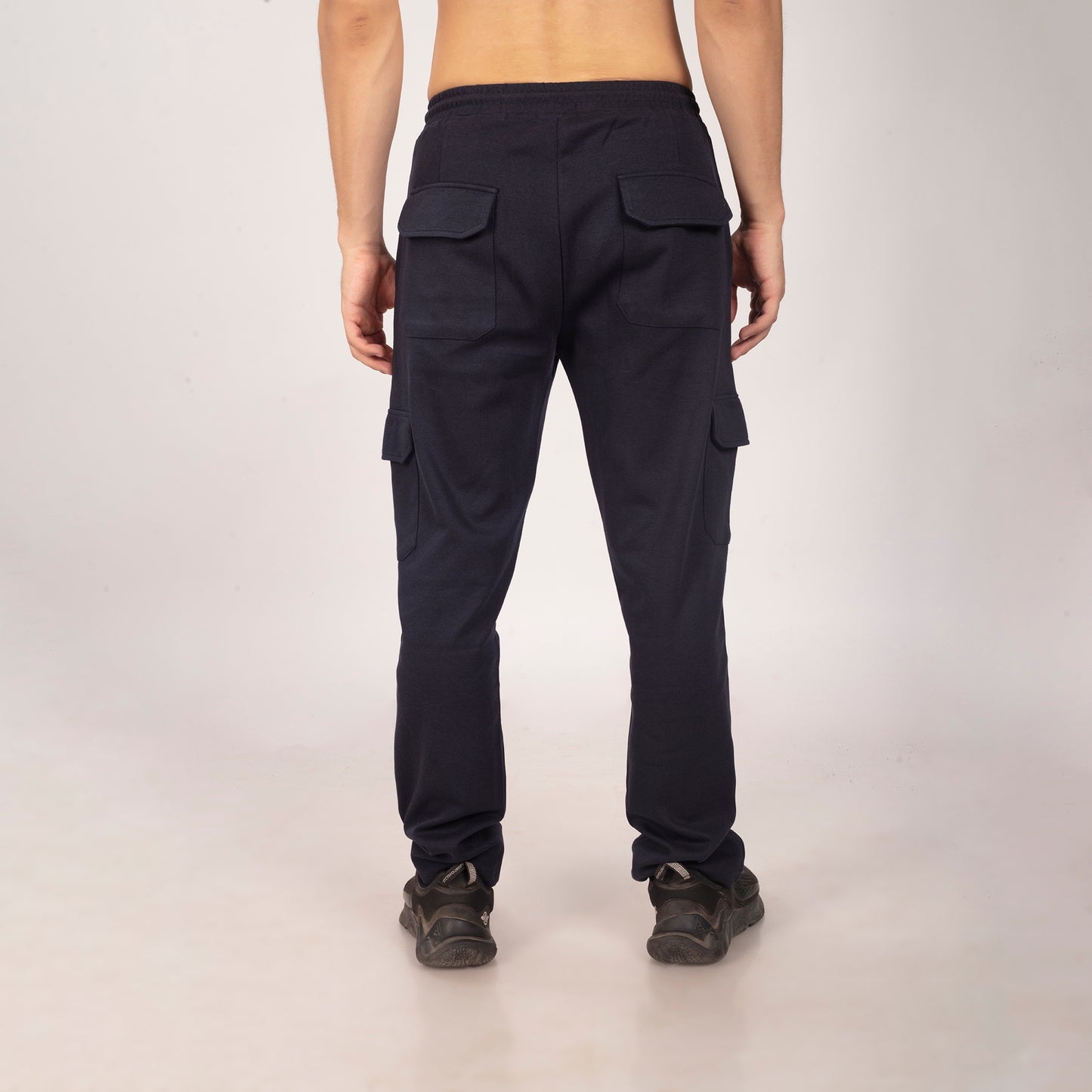 Purkhaa Premium Navy Cargo Track Pant