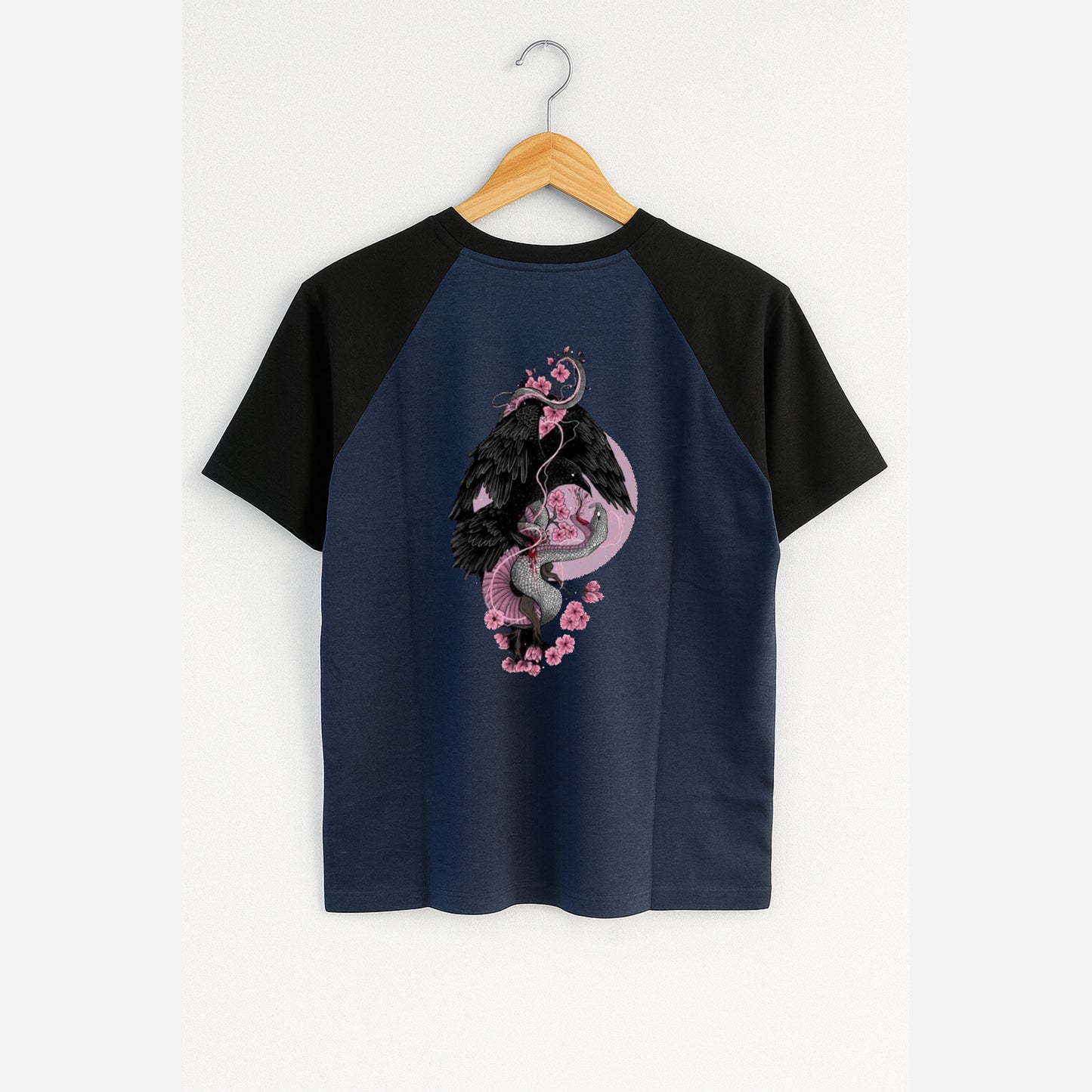 Purkhaa Floral Wrath Raglan Tee