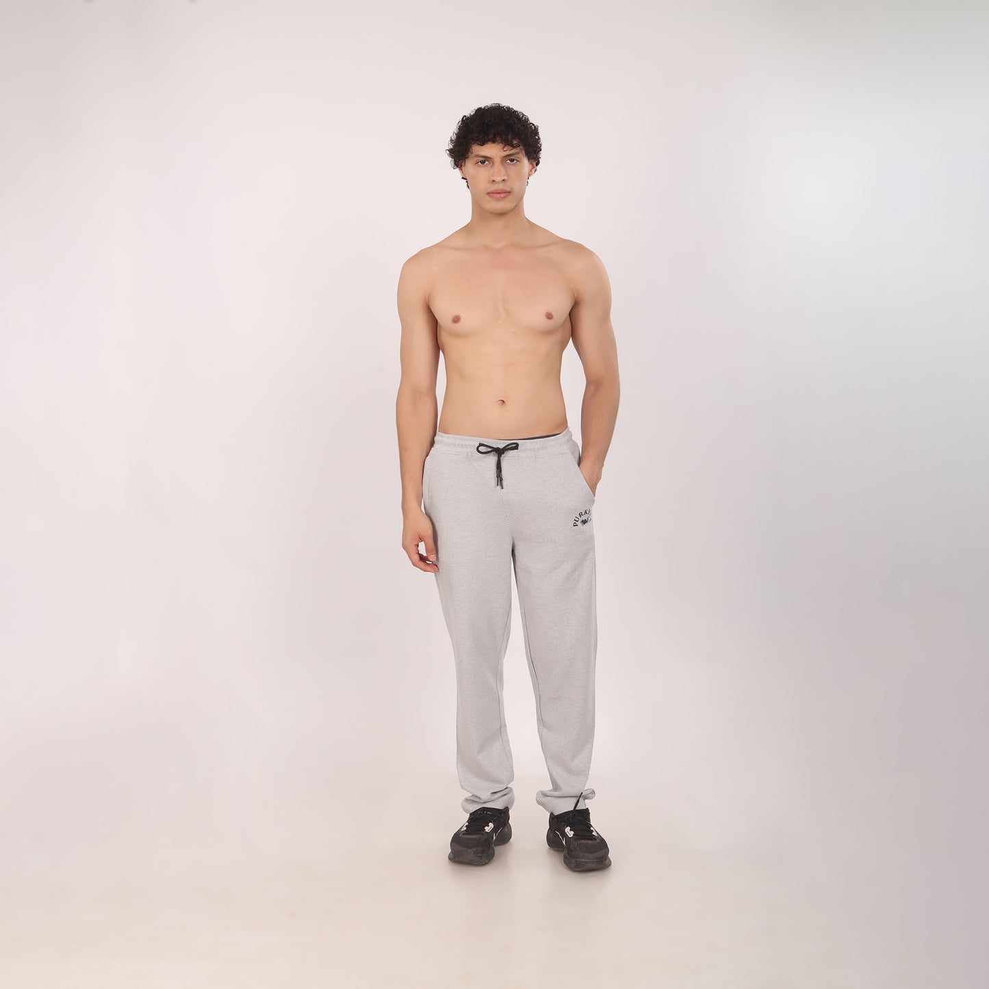 Purkhaa Regular Fit Lt grey Jogger