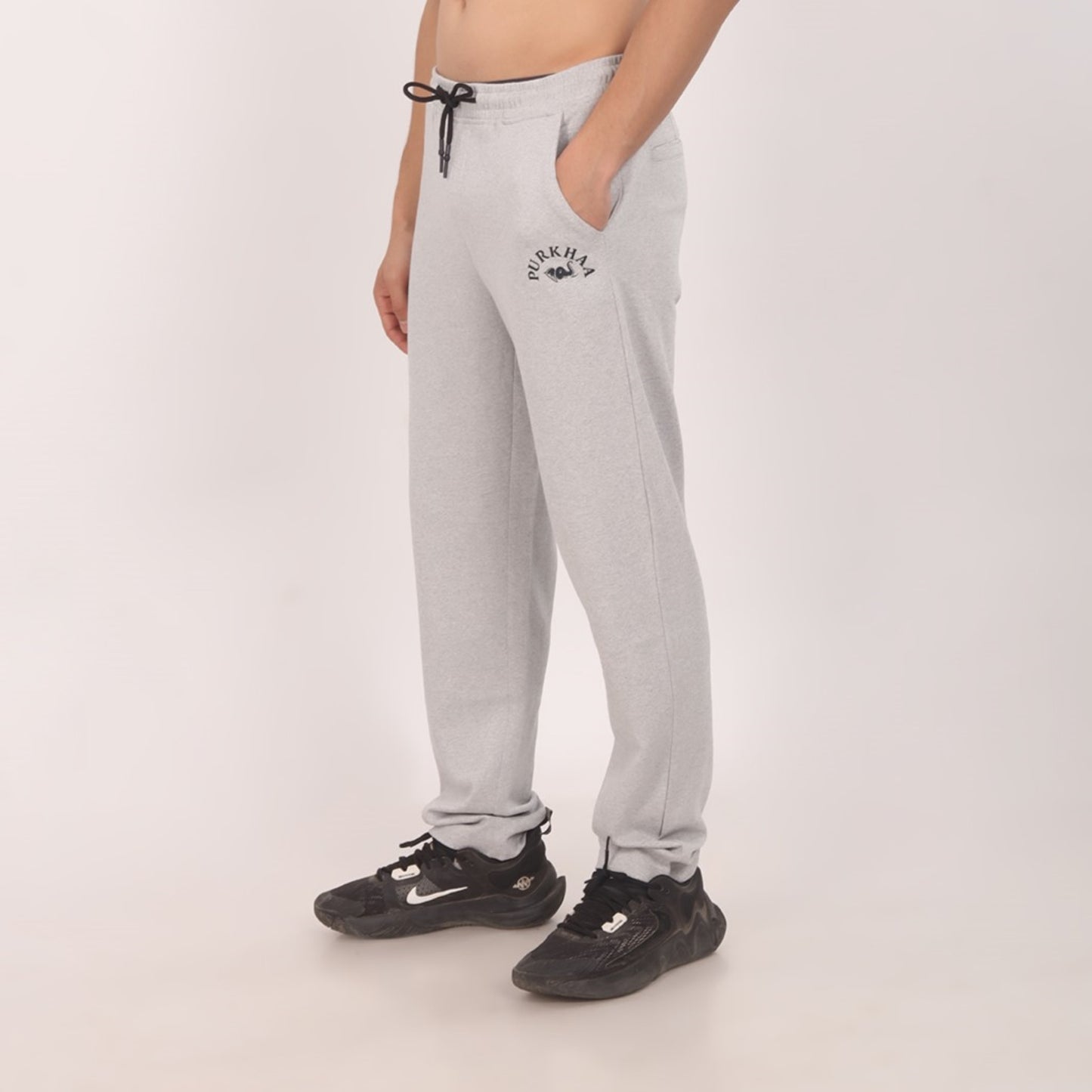 Purkhaa Regular Fit Lt grey Jogger