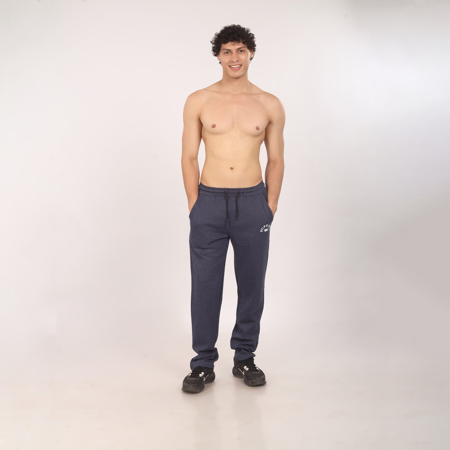 Purkhaa Regular Fit Denim Melange Jogger