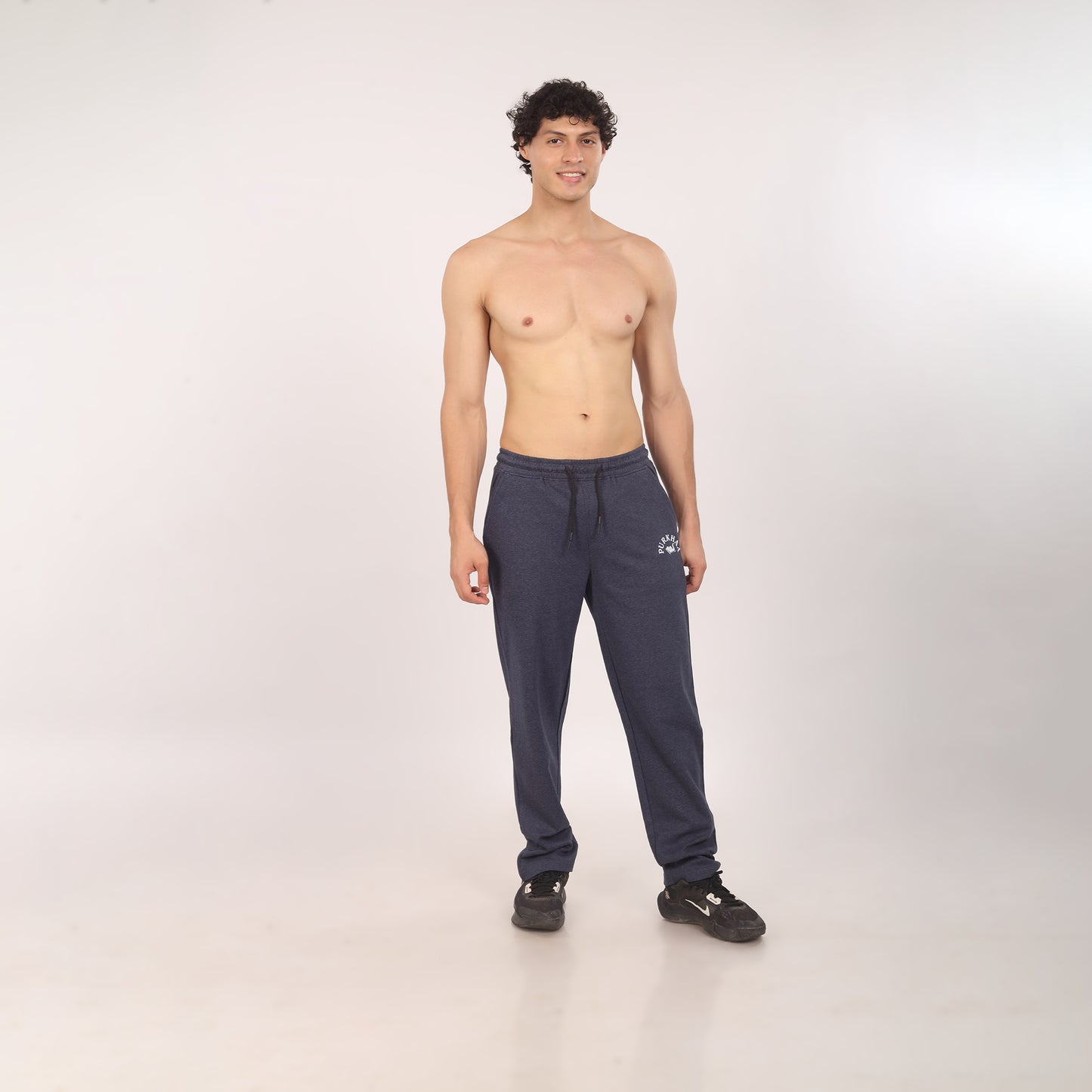Purkhaa Regular Fit Denim Melange Jogger