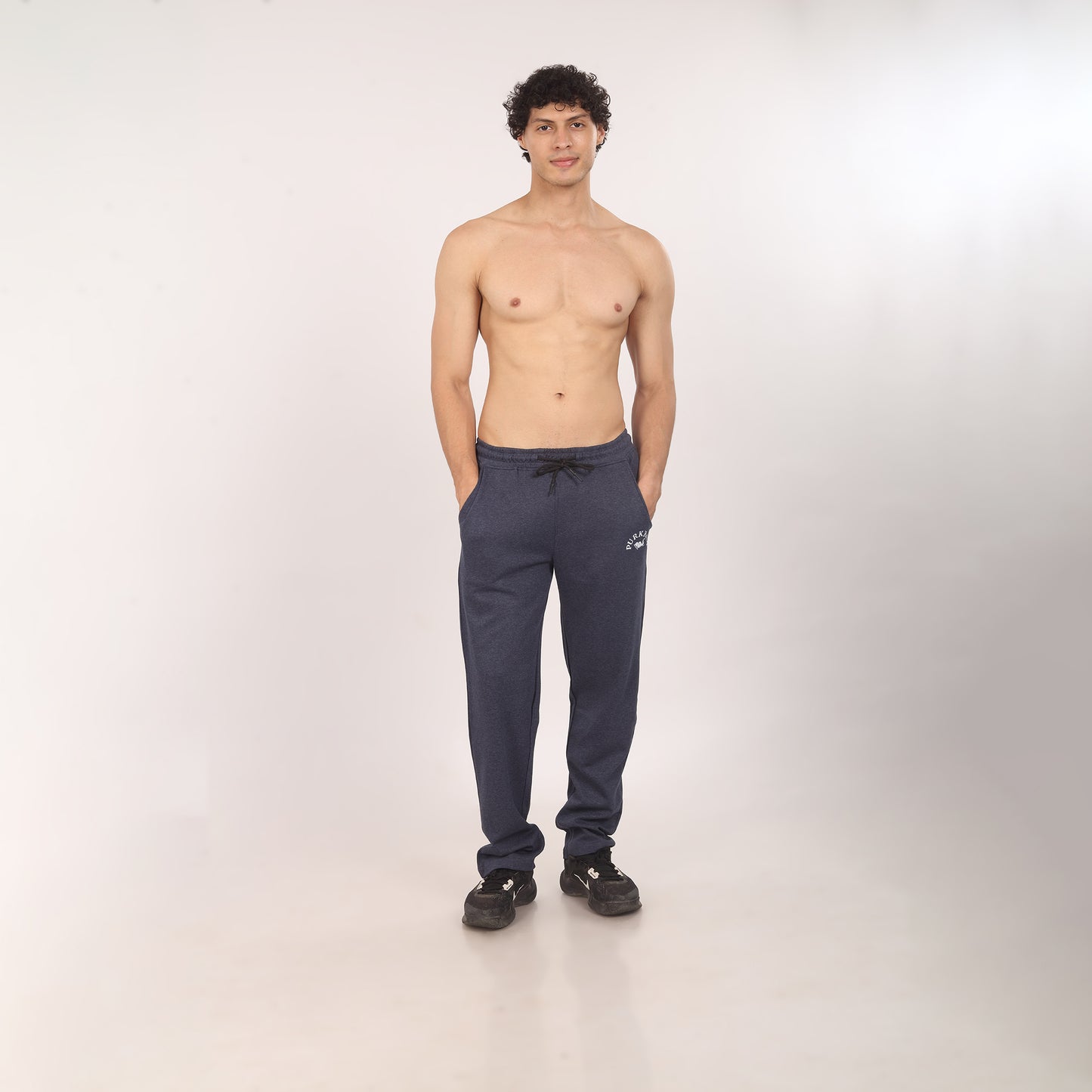 Purkhaa Regular Fit Denim Melange Jogger