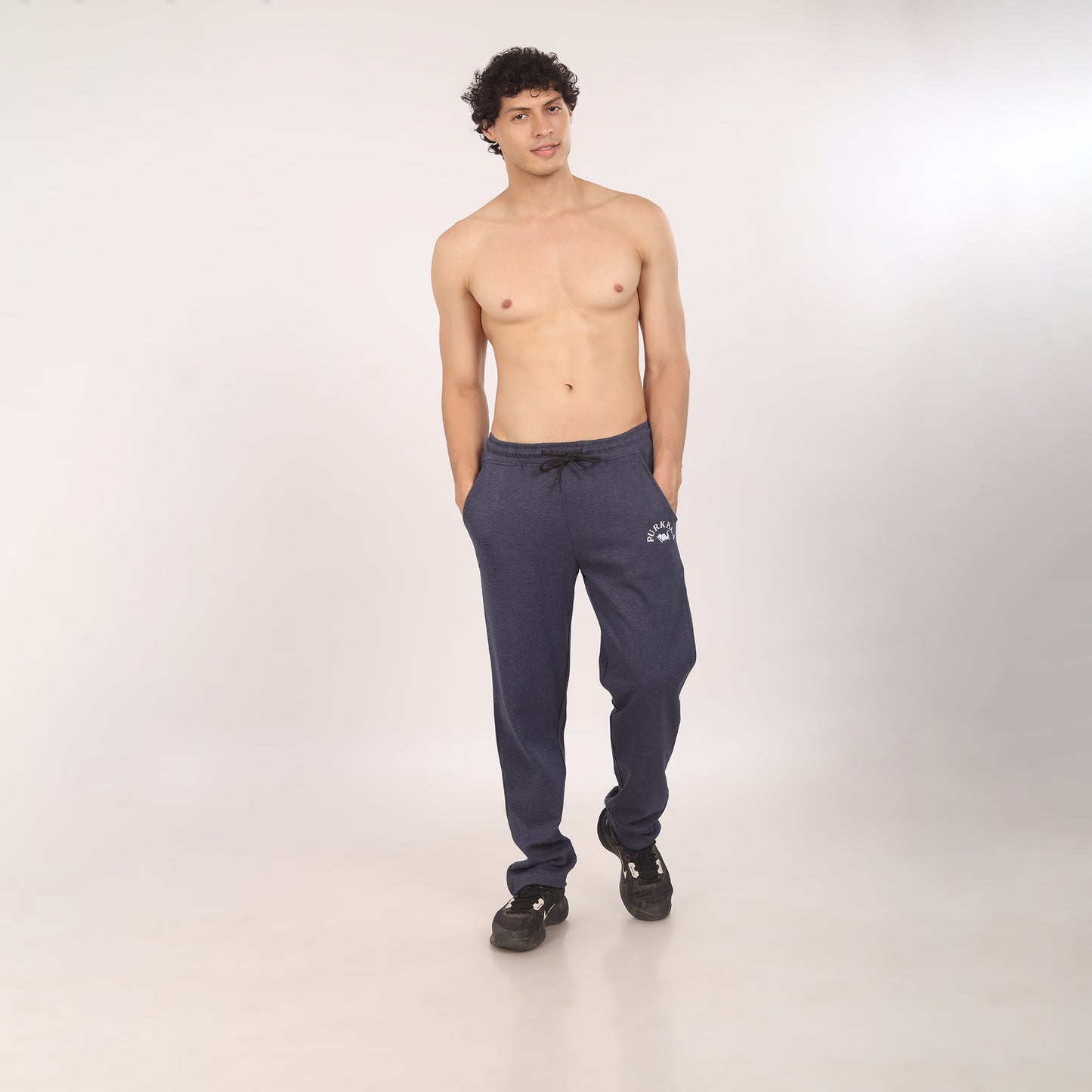 Purkhaa Regular Fit Denim Melange Jogger