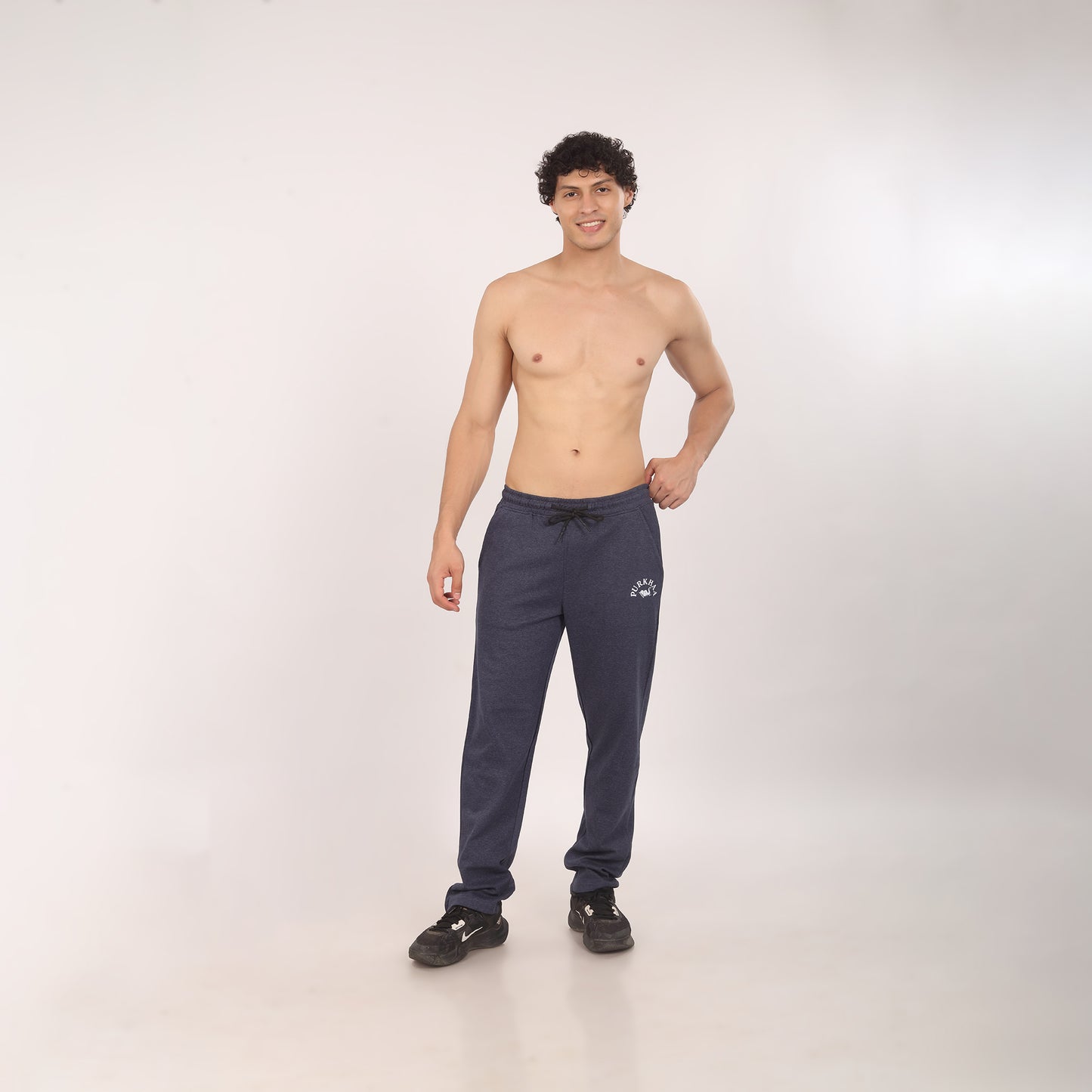 Purkhaa Regular Fit Denim Melange Jogger