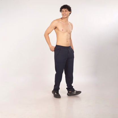 Purkhaa🧳Travel friendly Regular Fit Ink Blue Jogger