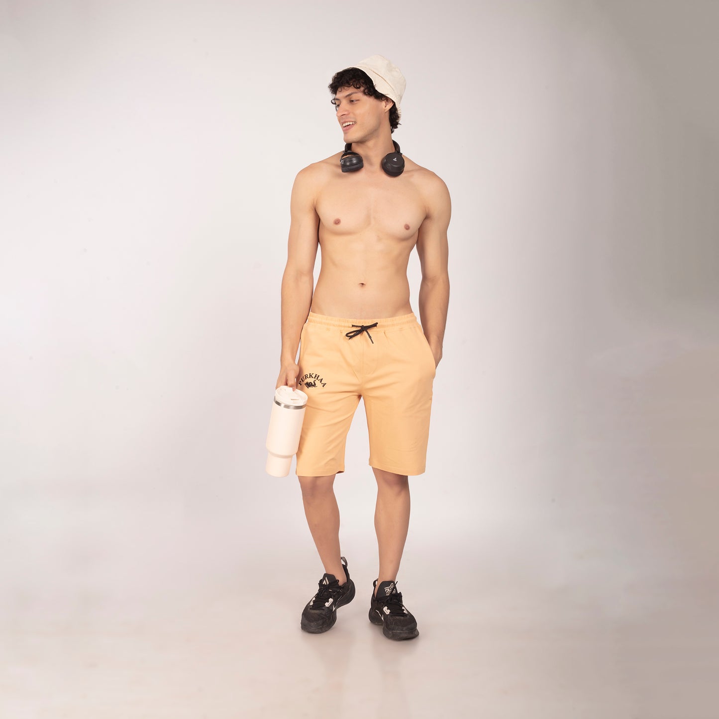 Purkhaa's Premium Light weight Golden sand Short for beach ⛱️ wear