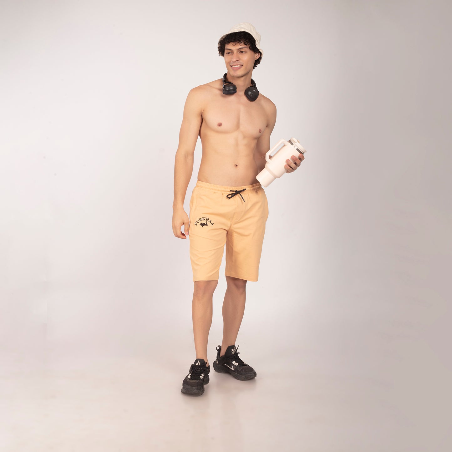 Purkhaa's Premium Light weight Golden sand Short for beach ⛱️ wear