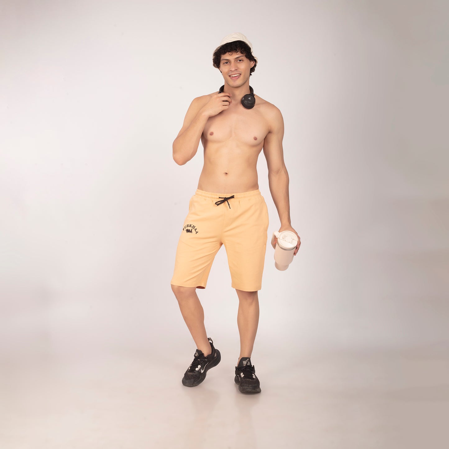 Purkhaa's Premium Light weight Golden sand Short for beach ⛱️ wear