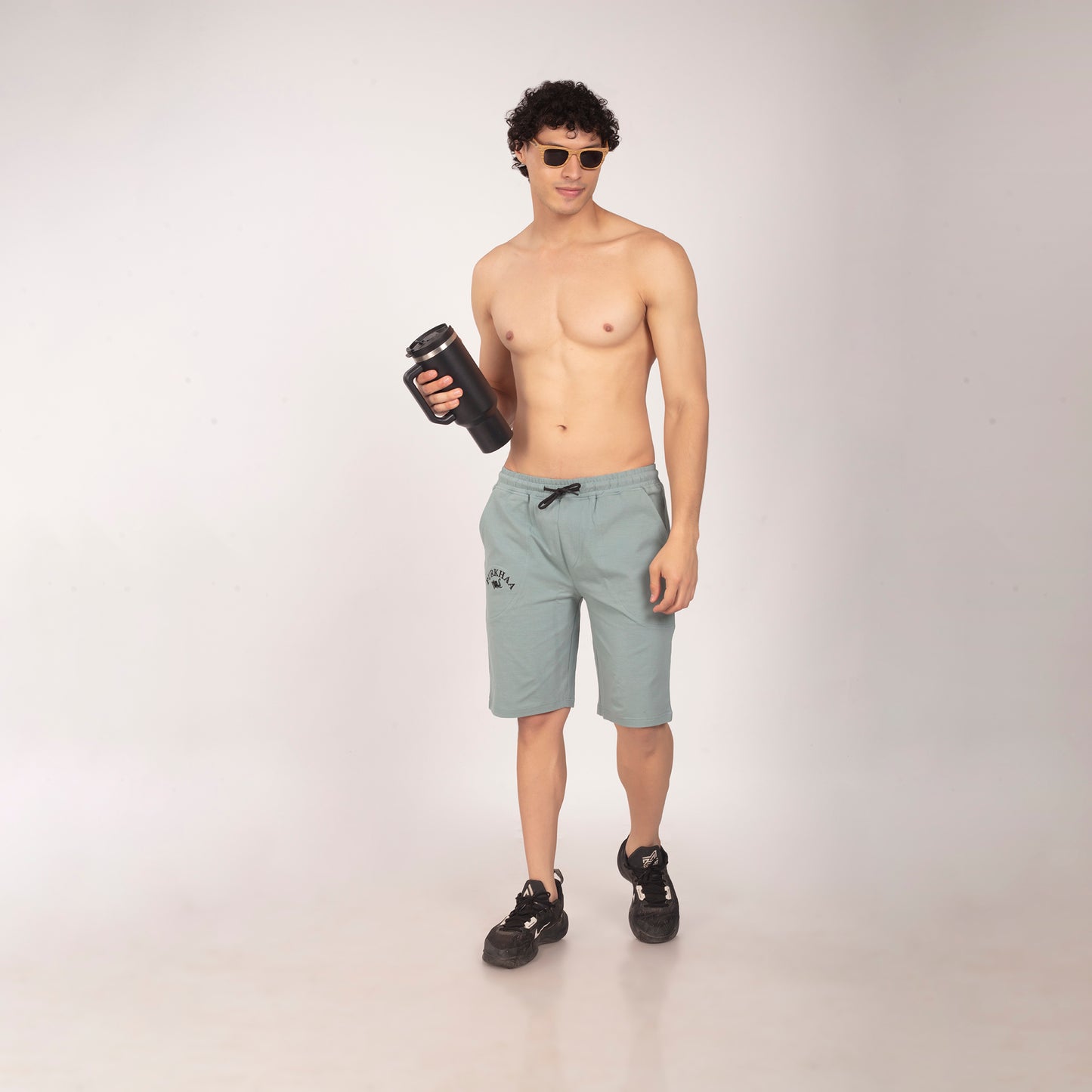 Purkhaa light weight  Sage Green Short