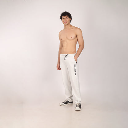 Purkhaa Premium Regular Fit White strip pocket Jogger