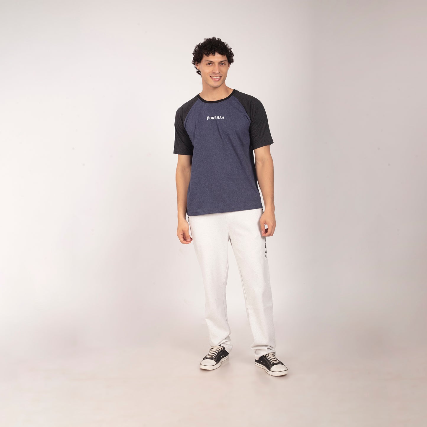 Purkhaa Floral Wrath Raglan Tee